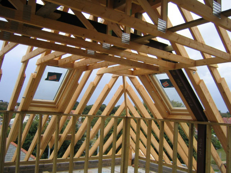 Cut and truss roof. Roofing services Bournemouth, TP Carpentry Contractors