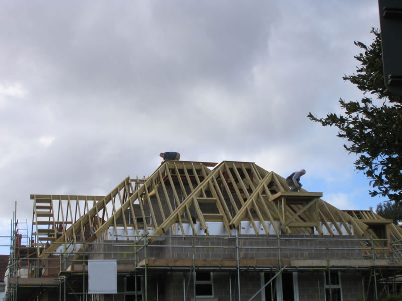 Cut and truss roof by Bournemouth roofing contractors, TP Carpentry